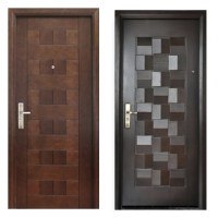 PUERTA DE ACERO + MADERA XE SEGURIDAD